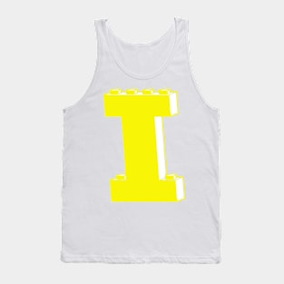 THE LETTER I, by Customize My Minifig Tank Top